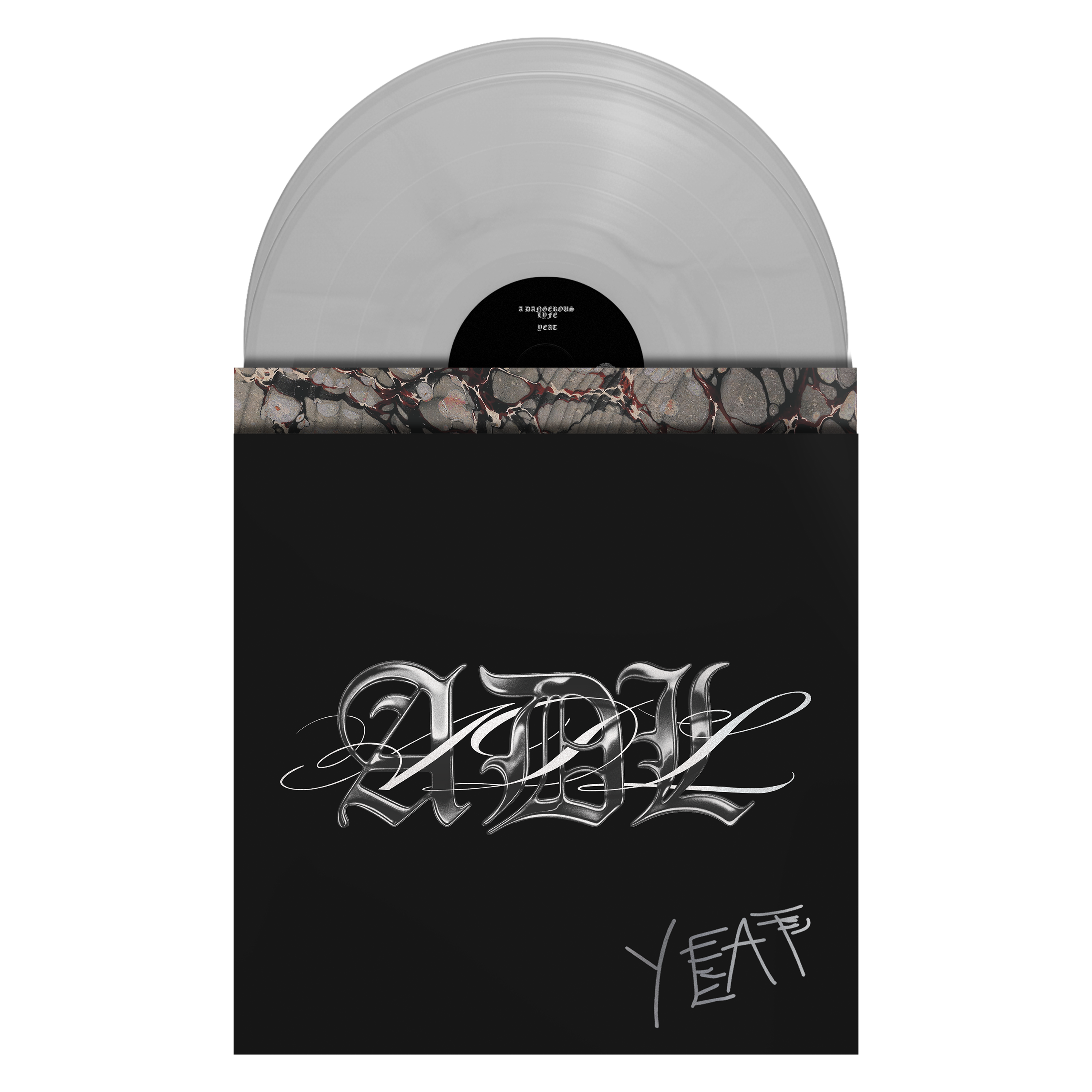 ADL SIGNED 2LP VINYL [DOUBLE SIDED LOGO EDITION] – Yeat