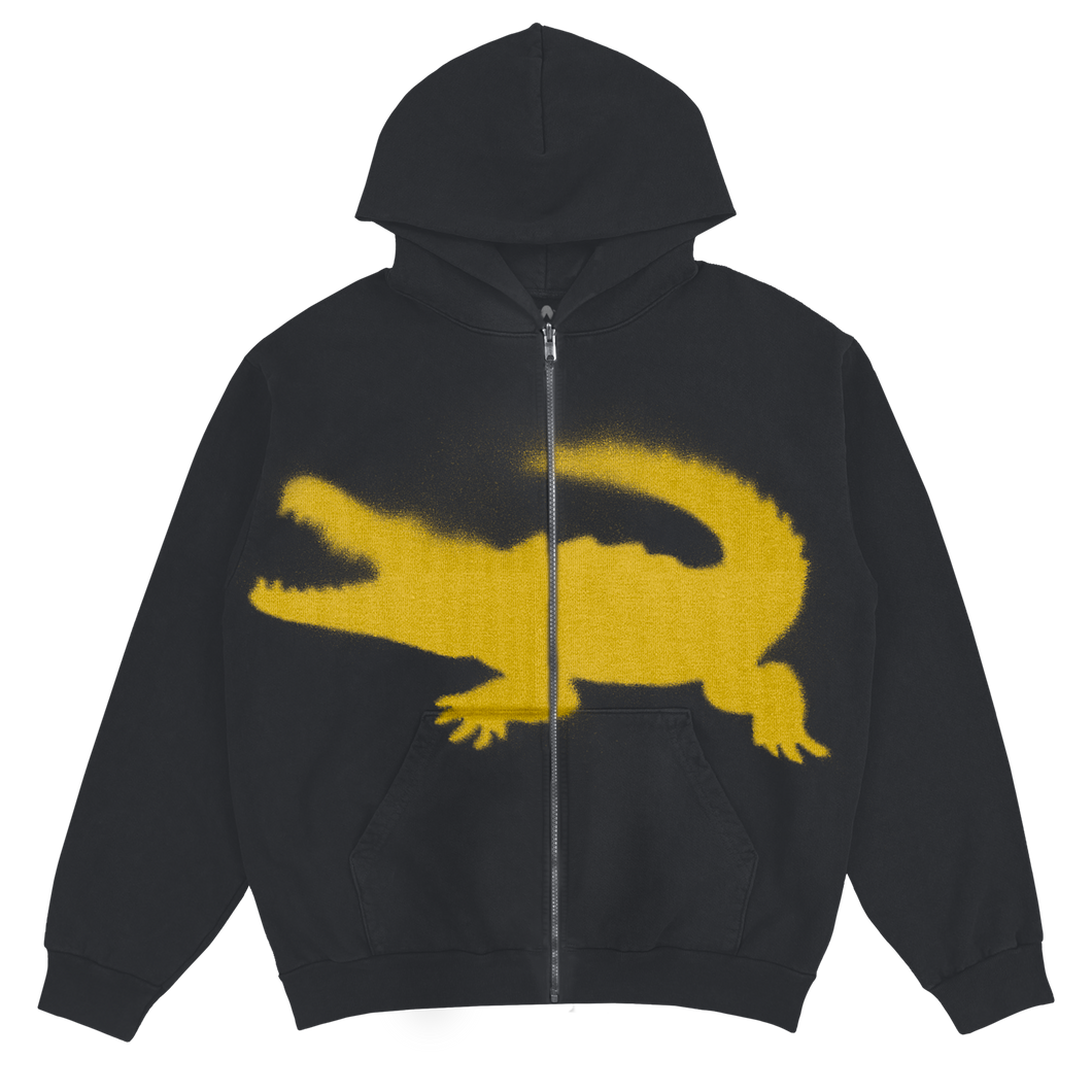 DANGEROUS SUMMER ALLIGATOR ZIP HOODIE