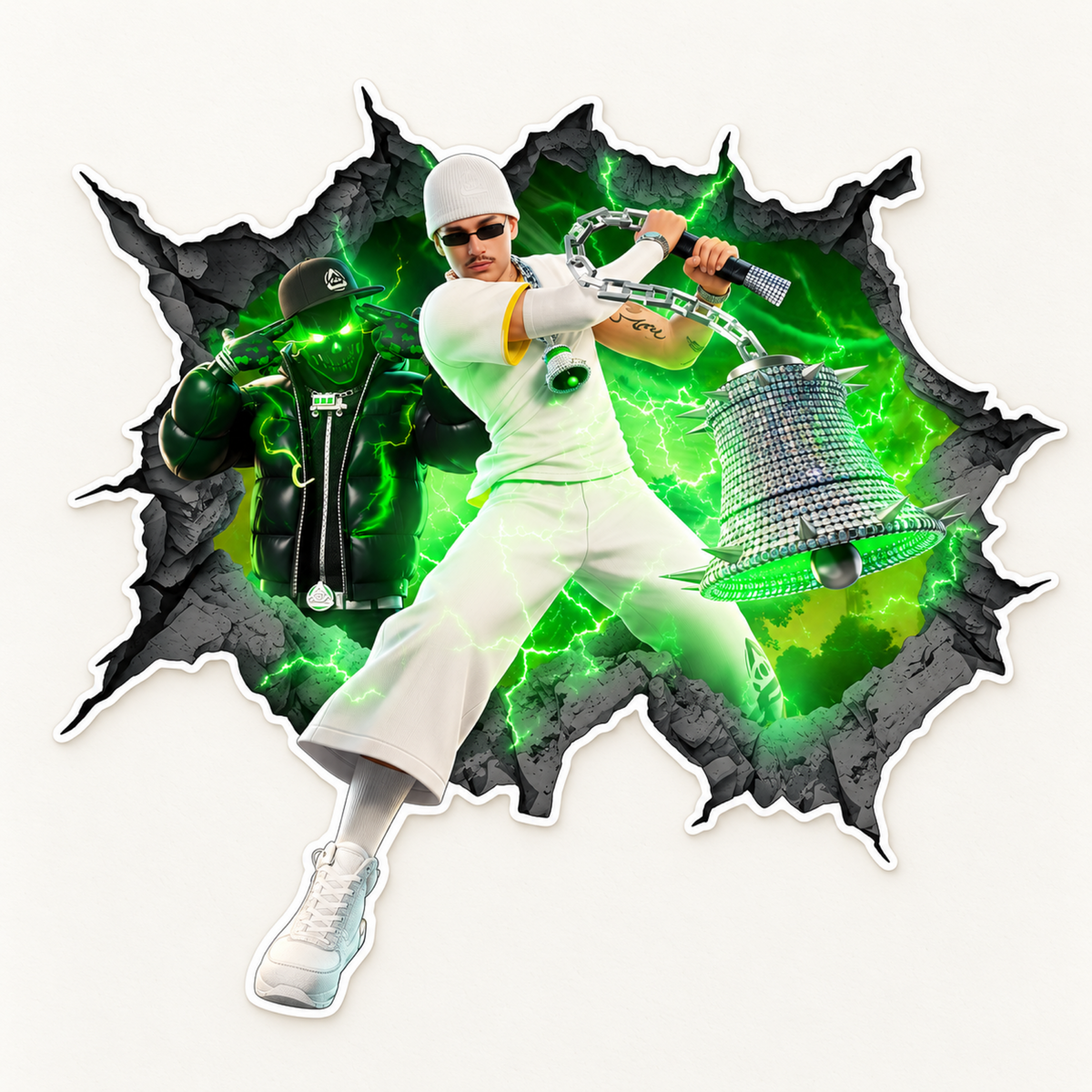 FORTNITË WALL DECAL (REAL LYFE SIZE)